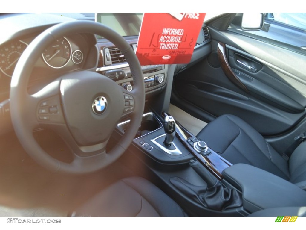 2013 3 Series 328i Sedan - Mineral White Metallic / Black photo #7