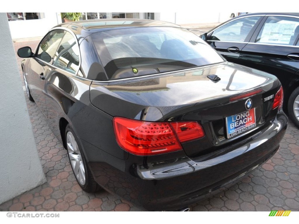 2013 3 Series 328i Convertible - Jet Black / Black photo #5