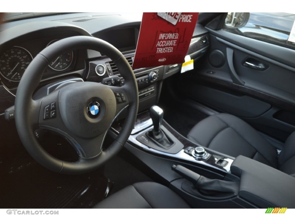 Black Interior 2013 BMW 3 Series 328i Convertible Photo #73604969