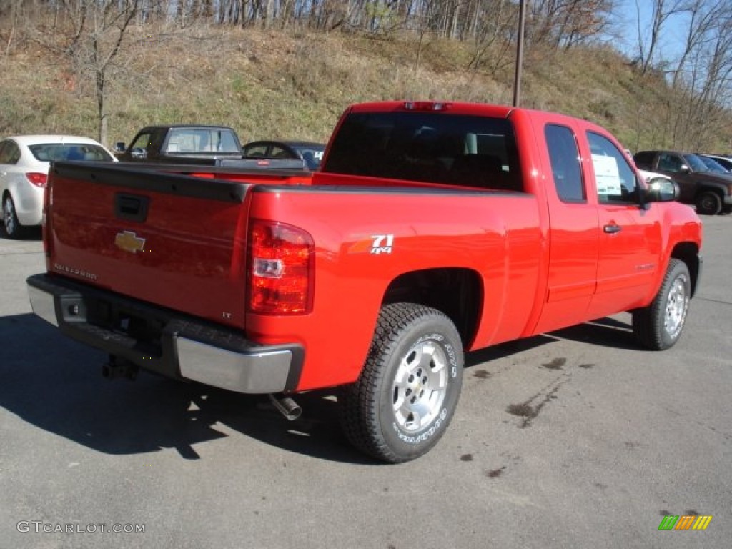 2013 Silverado 1500 LT Extended Cab 4x4 - Victory Red / Ebony photo #8