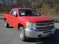 2013 Victory Red Chevrolet Silverado 1500 LS Extended Cab 4x4  photo #2