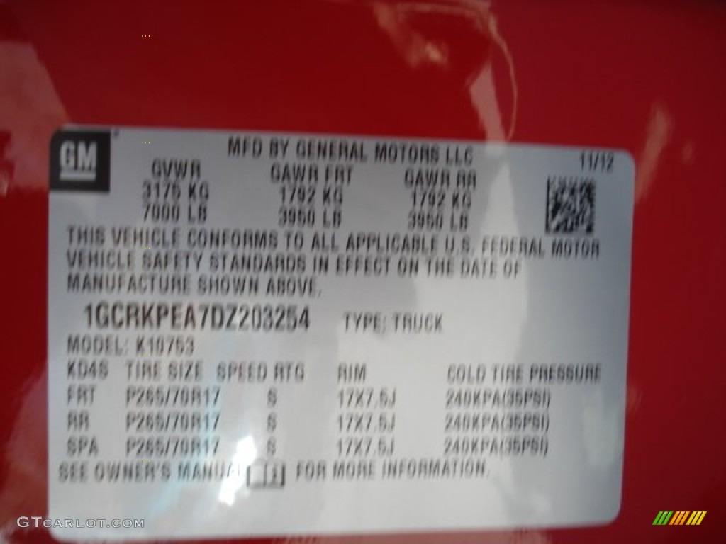 2013 Silverado 1500 LS Extended Cab 4x4 - Victory Red / Dark Titanium photo #20