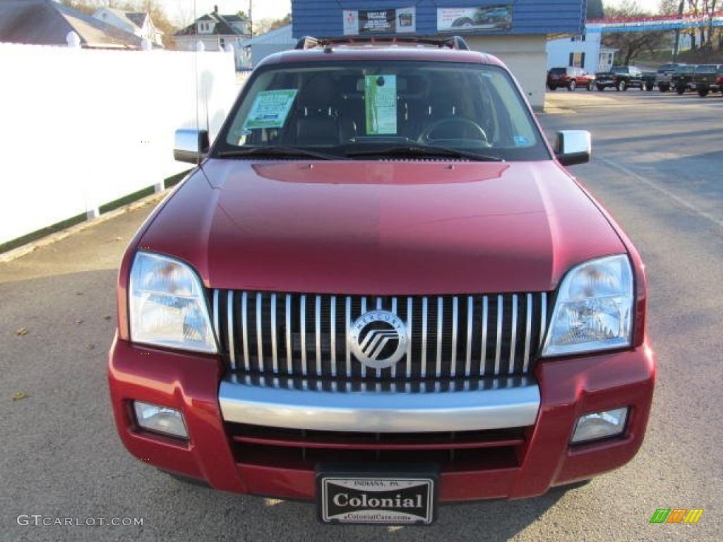 2010 Mountaineer V6 Premier AWD - Sangria Red Metallic / Charcoal Black photo #4