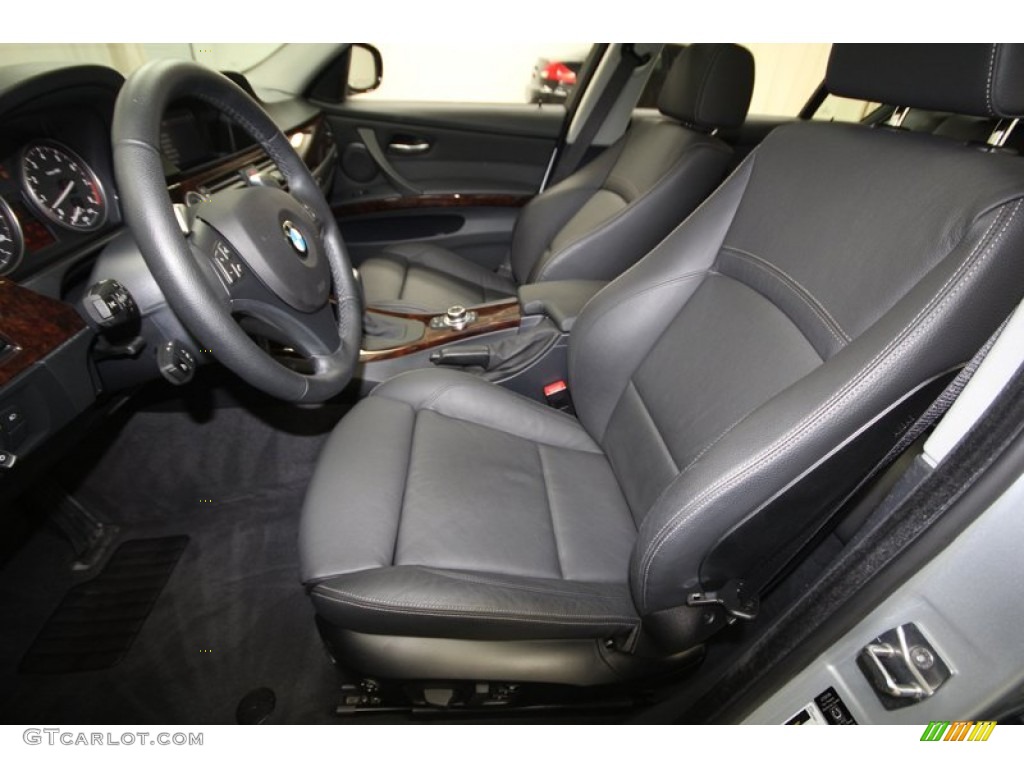 2009 3 Series 335i Sedan - Titanium Silver Metallic / Black photo #3