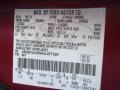 JV: Sangria Red Metallic 2010 Mercury Mountaineer V6 Premier AWD Color Code
