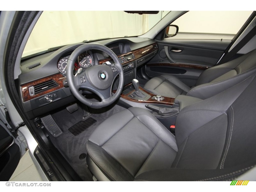 2009 3 Series 335i Sedan - Titanium Silver Metallic / Black photo #13