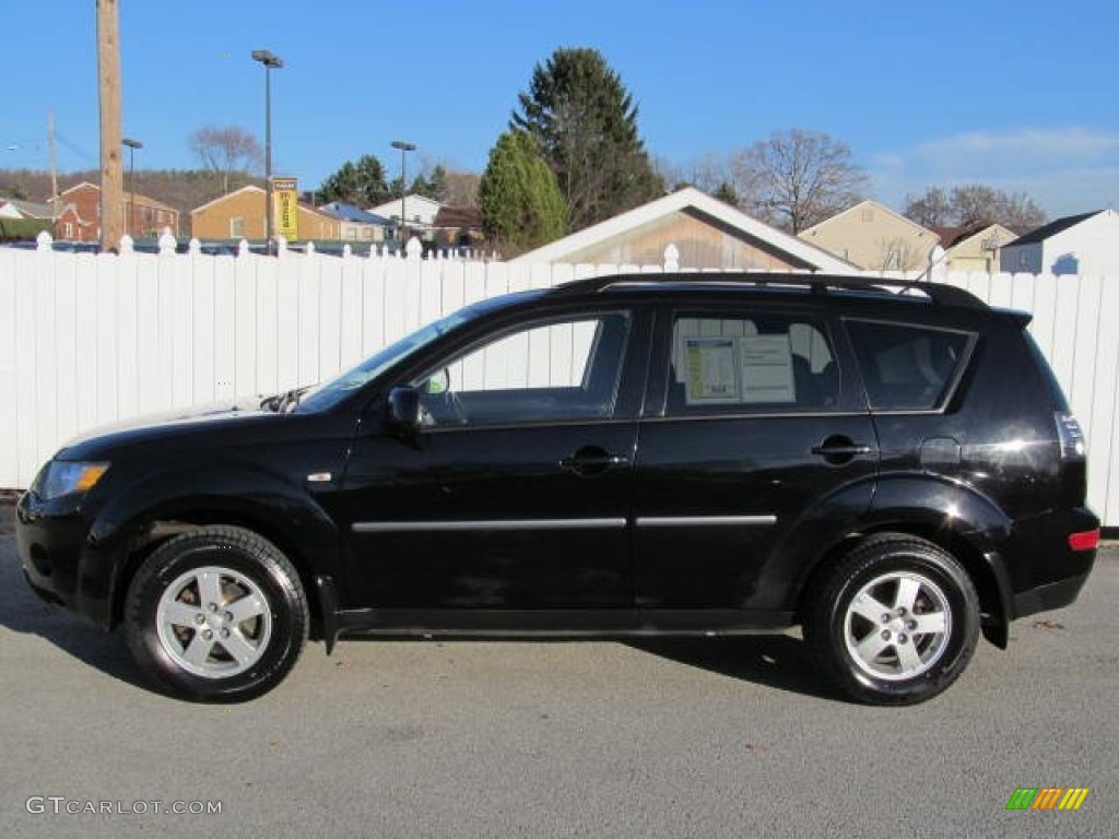 Labrador Black Pearl 2008 Mitsubishi Outlander ES 4WD Exterior Photo #73606887