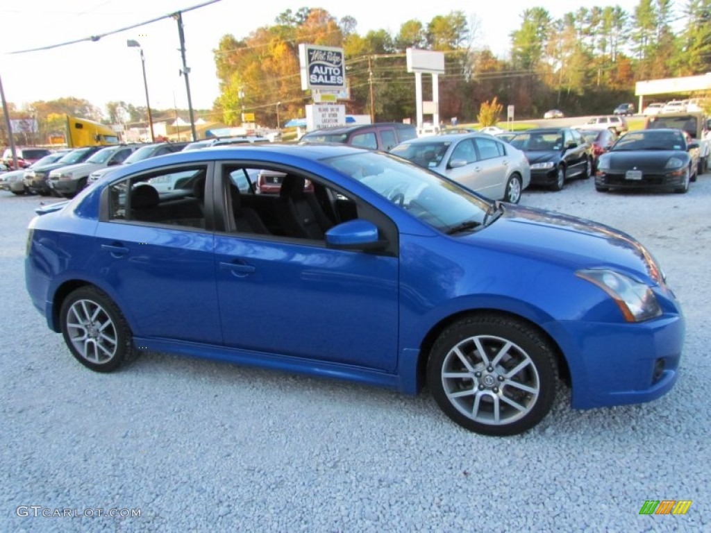 2008 Sentra SE-R - Sapphire Blue / SE-R Charcoal photo #2