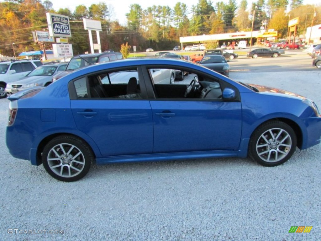 2008 Sentra SE-R - Sapphire Blue / SE-R Charcoal photo #3