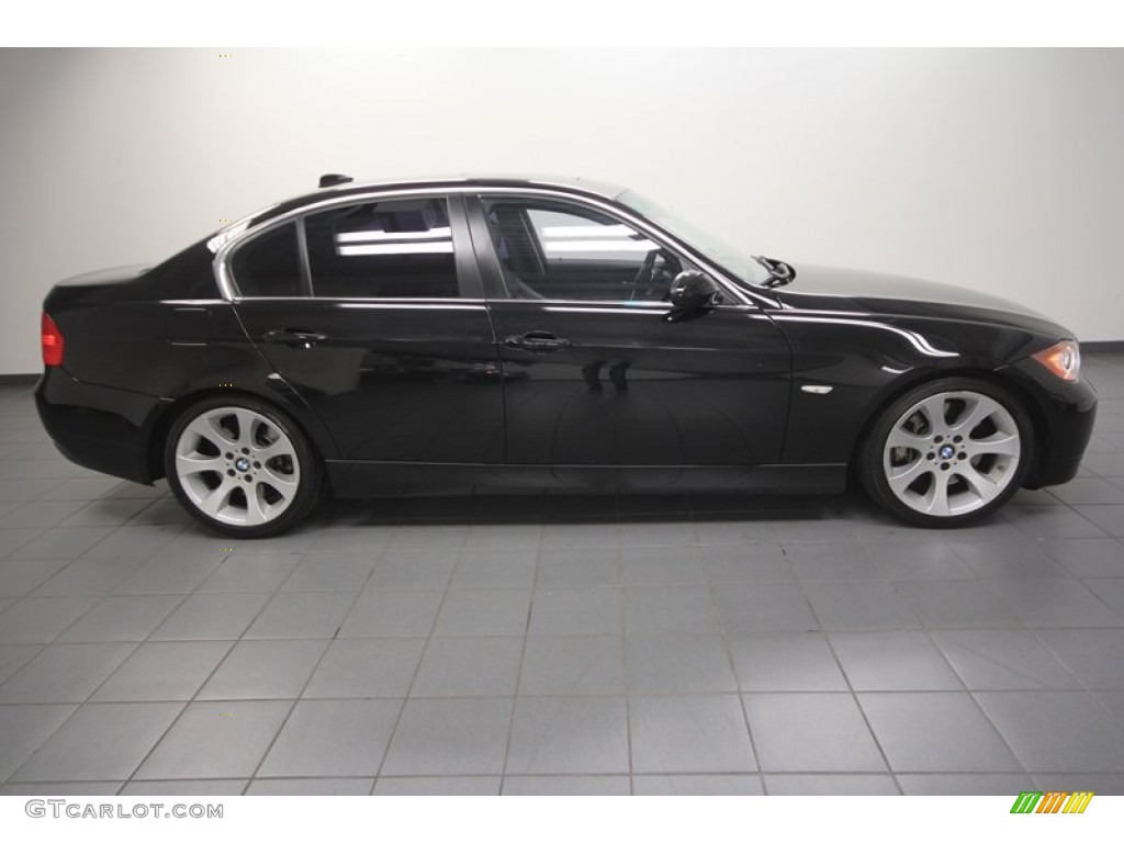 2008 3 Series 335i Sedan - Jet Black / Black photo #7