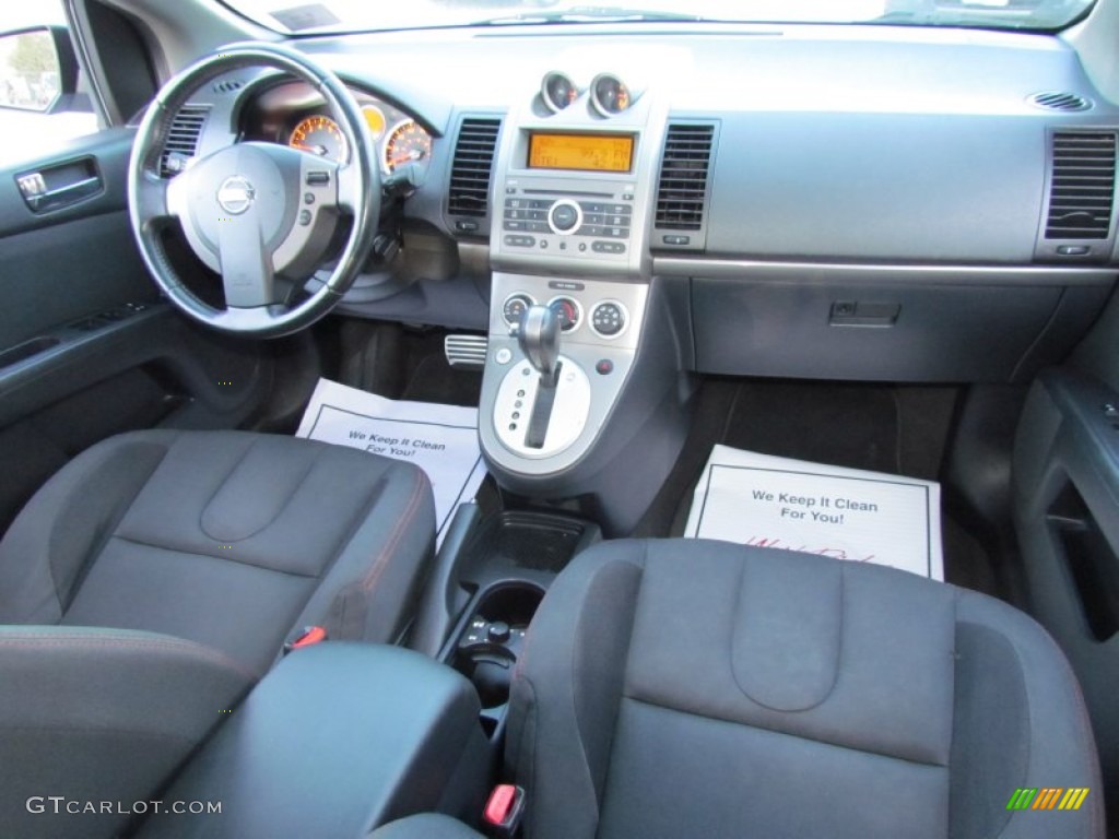 2008 Nissan Sentra SE-R SE-R Charcoal Dashboard Photo #73608295