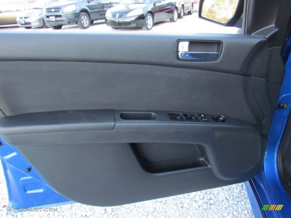 2008 Nissan Sentra SE-R SE-R Charcoal Door Panel Photo #73608347