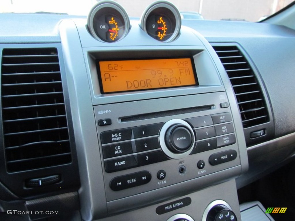 2008 Sentra SE-R - Sapphire Blue / SE-R Charcoal photo #24