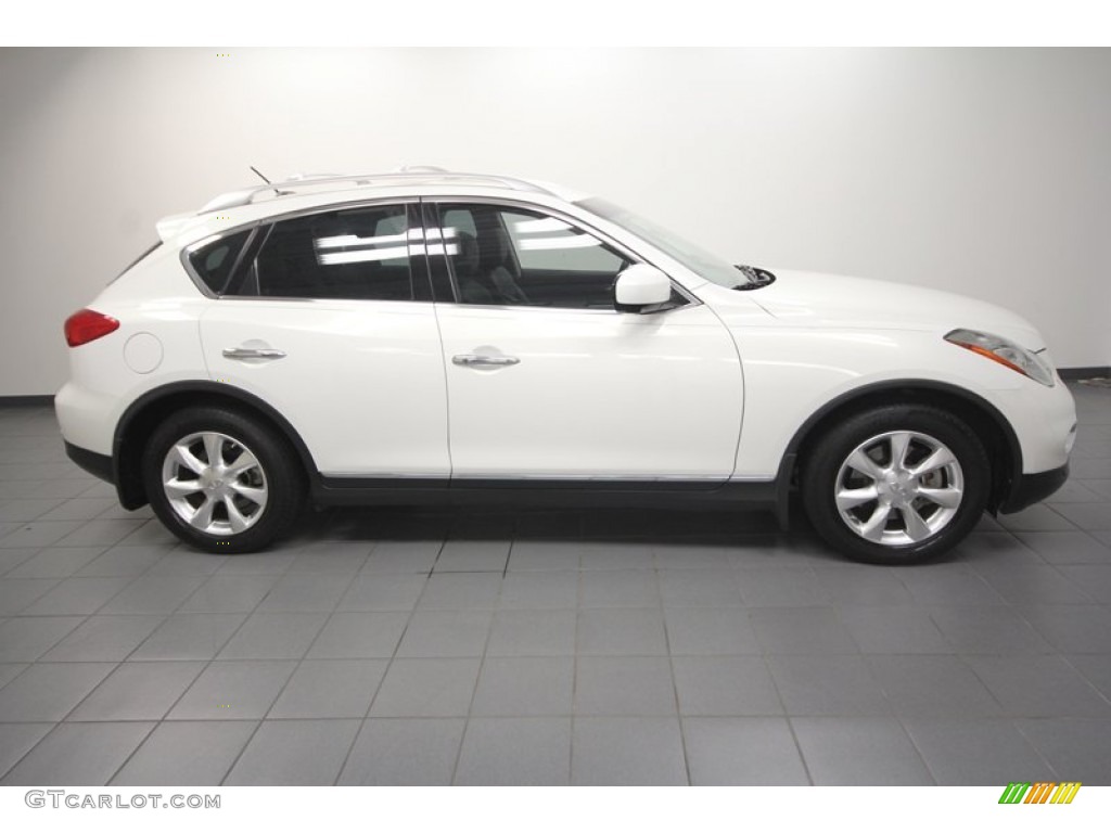 Moonlight White 2009 Infiniti EX 35 Exterior Photo #73609673