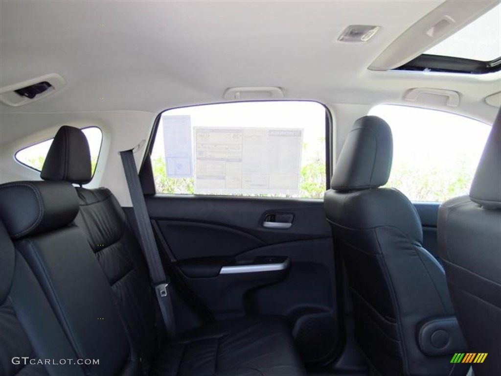 2013 CR-V EX-L - Crystal Black Pearl / Black photo #8