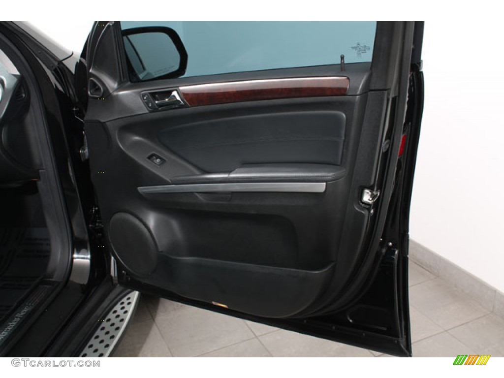 2010 Mercedes-Benz ML 350 4Matic Black Door Panel Photo #73610627