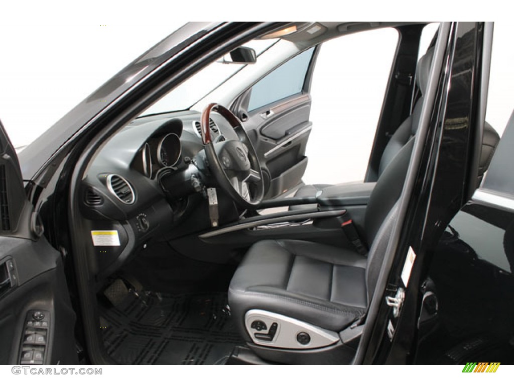 Black Interior 2010 Mercedes-Benz ML 350 4Matic Photo #73610699