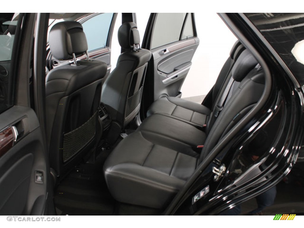Black Interior 2010 Mercedes-Benz ML 350 4Matic Photo #73610715
