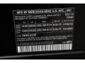 040: Black 2010 Mercedes-Benz ML 350 4Matic Color Code