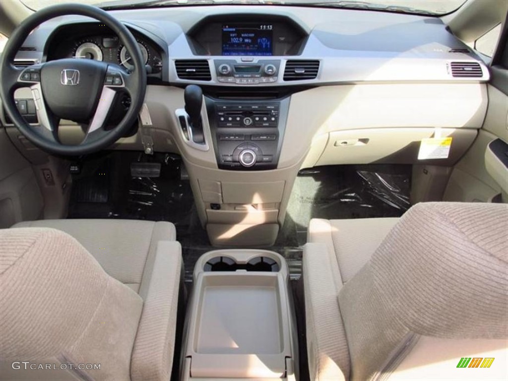 2013 Honda Odyssey EX Beige Dashboard Photo #73611332