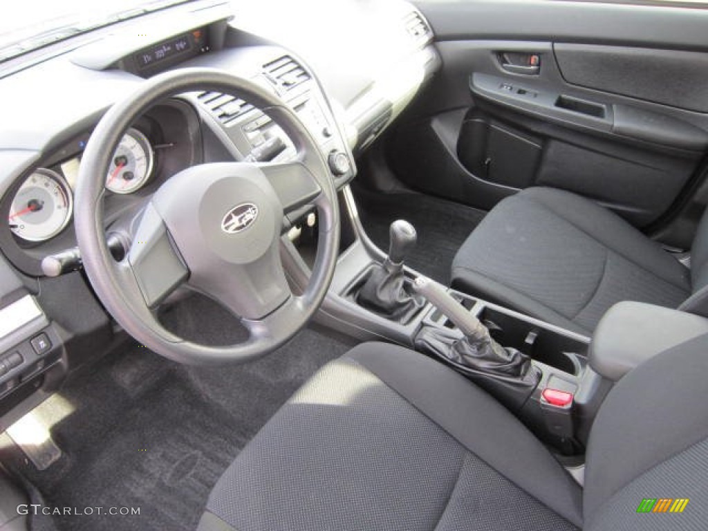 Black Interior 2012 Subaru Impreza 2.0i 4 Door Photo #73611804