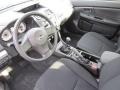 Black 2012 Subaru Impreza 2.0i 4 Door Interior Color