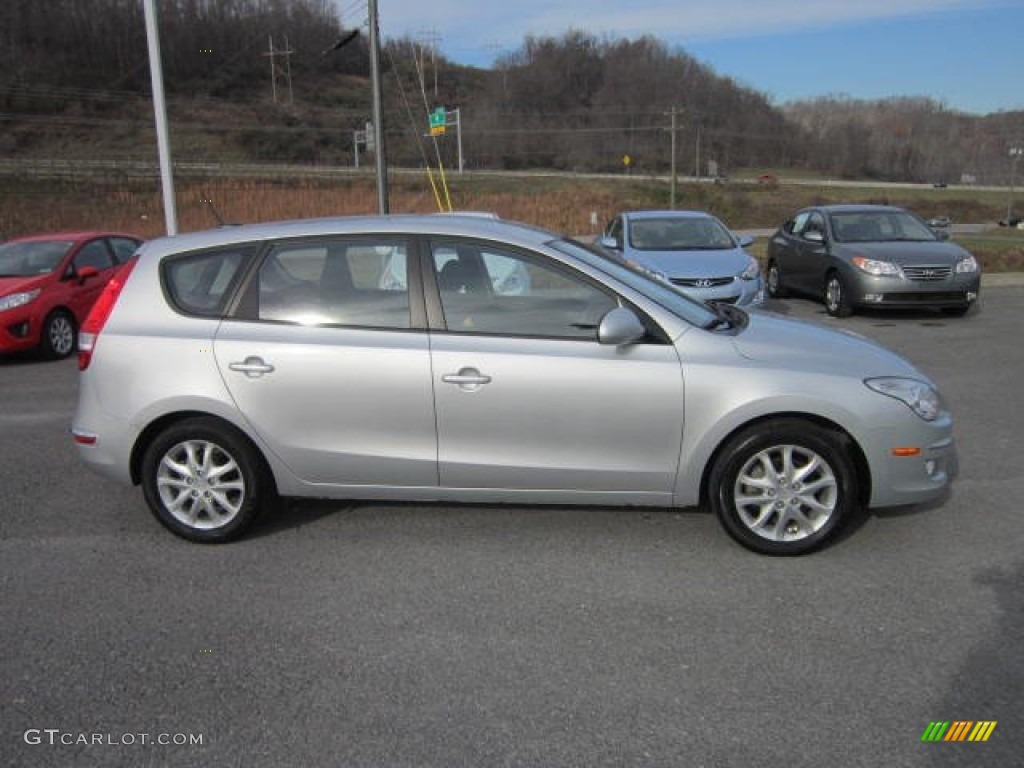 2009 Elantra Touring - Quicksilver / Black photo #8