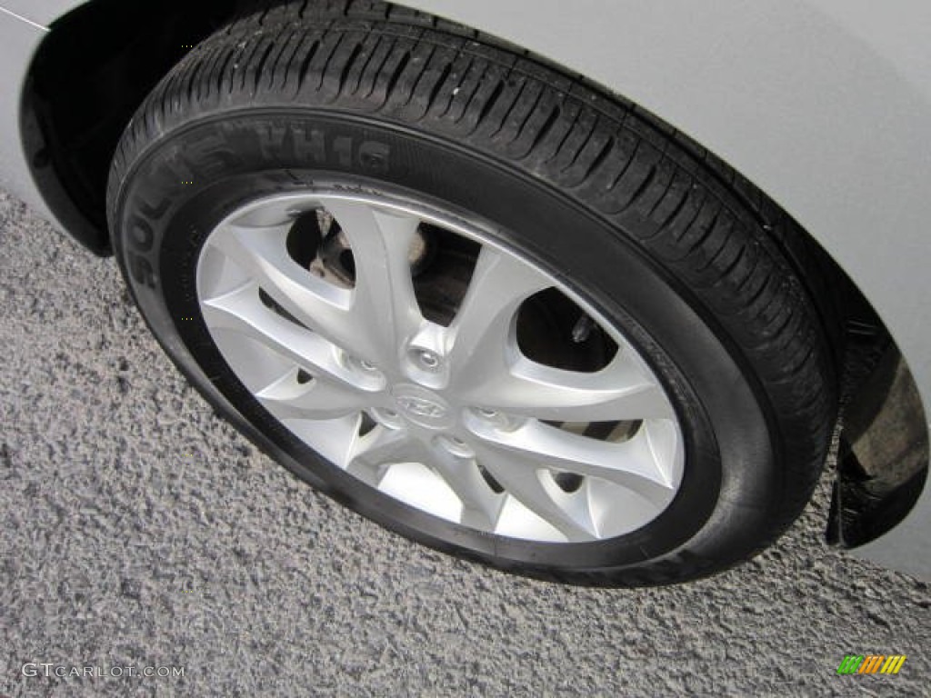 2009 Elantra Touring - Quicksilver / Black photo #9