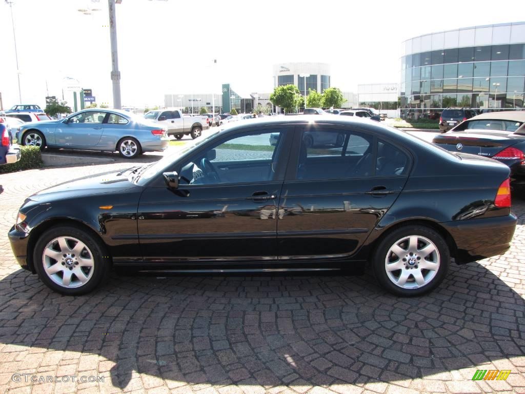 2004 3 Series 325i Sedan - Jet Black / Sand photo #10