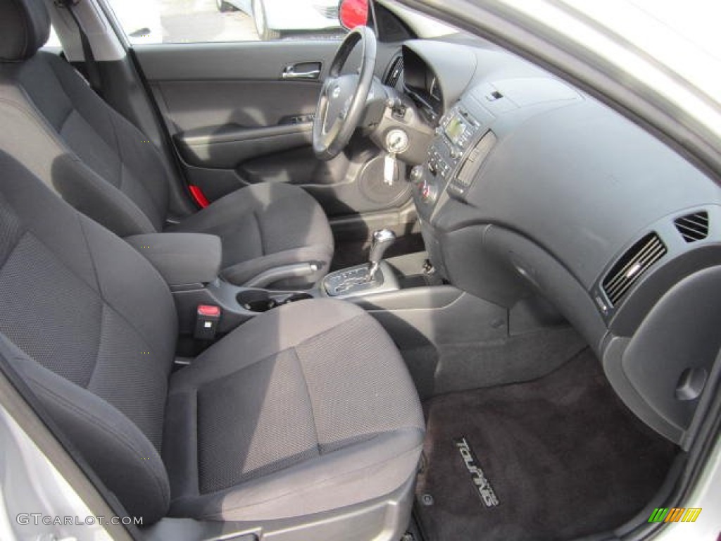 2009 Elantra Touring - Quicksilver / Black photo #10