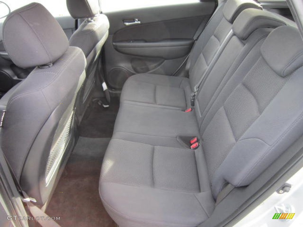 2009 Elantra Touring - Quicksilver / Black photo #14