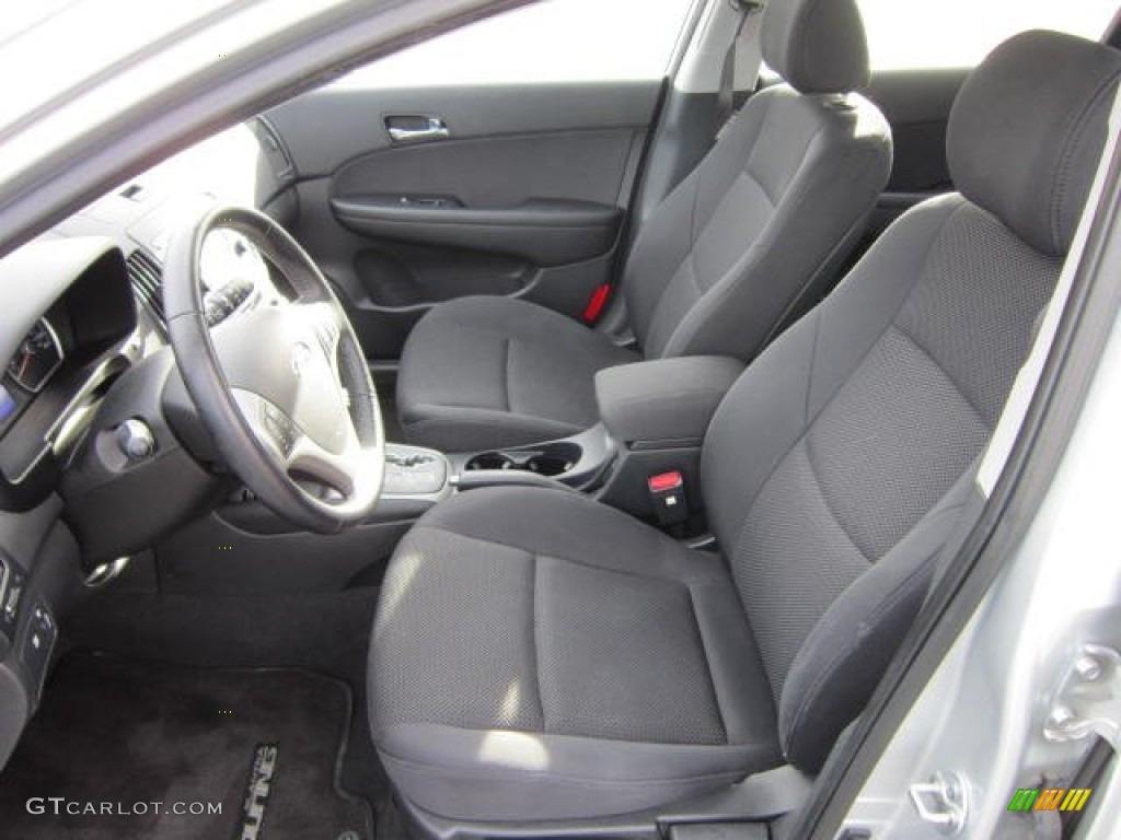 2009 Elantra Touring - Quicksilver / Black photo #16