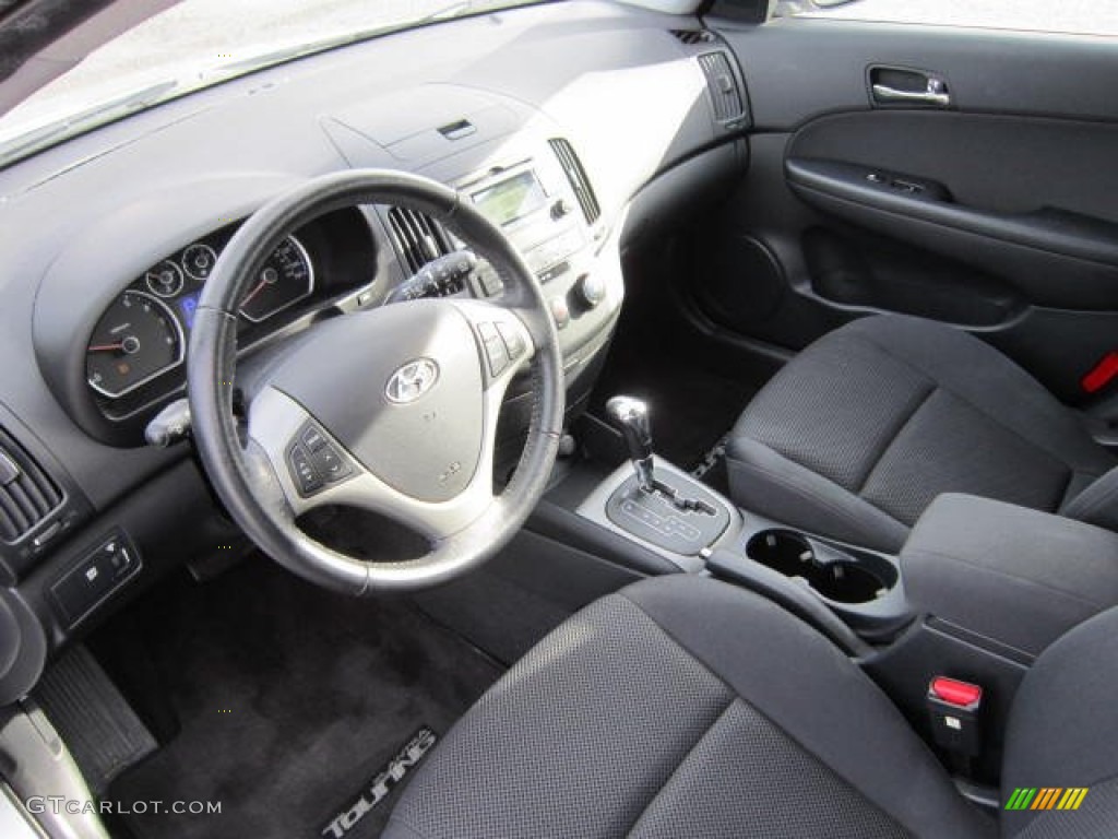 2009 Elantra Touring - Quicksilver / Black photo #17