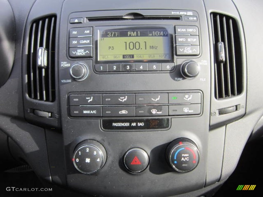 2009 Elantra Touring - Quicksilver / Black photo #19