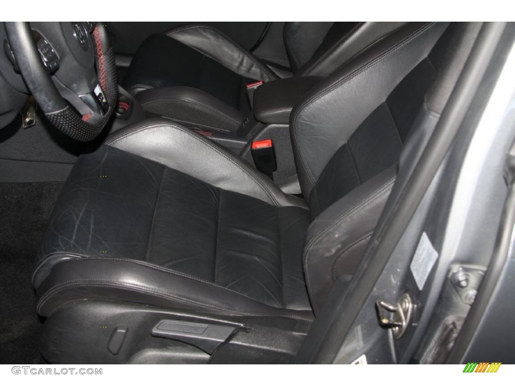 2010 GTI 4 Door - United Gray Metallic / Titan Black Leather photo #13