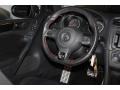 Titan Black Leather 2010 Volkswagen GTI 4 Door Steering Wheel