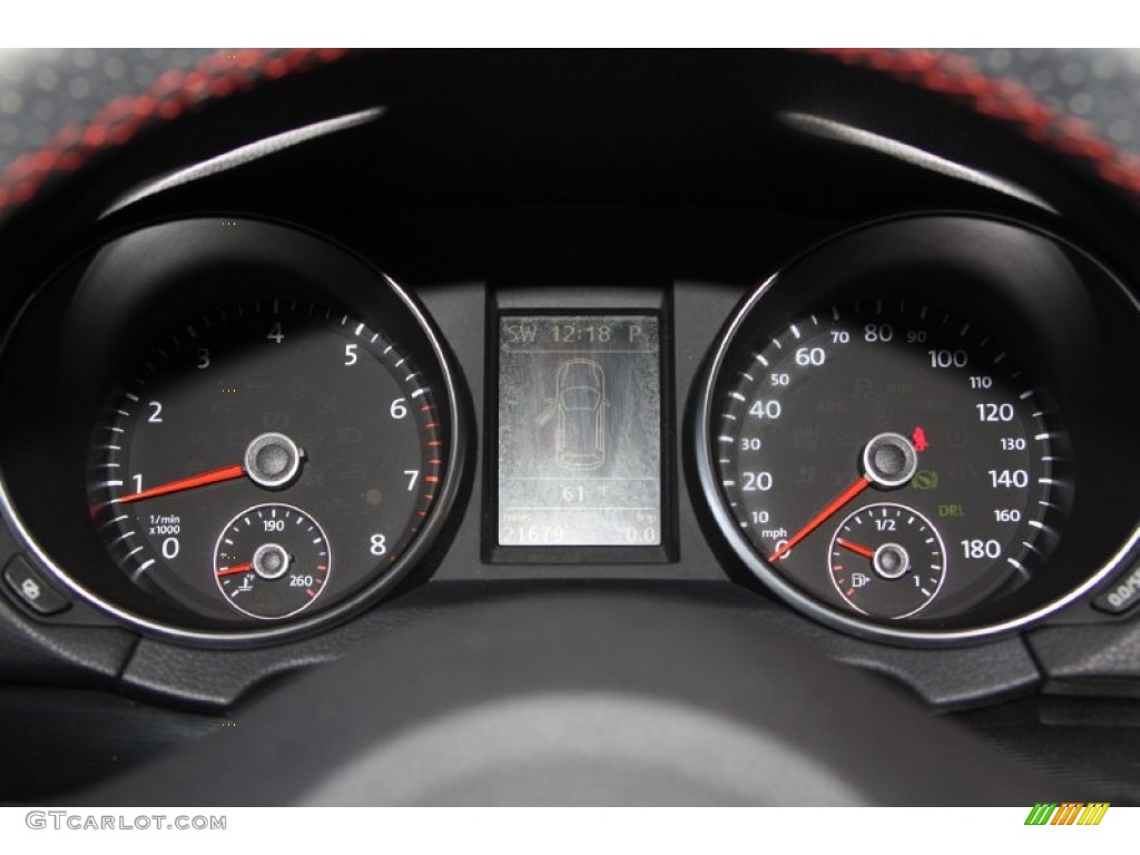 2010 Volkswagen GTI 4 Door Gauges Photo #73613247