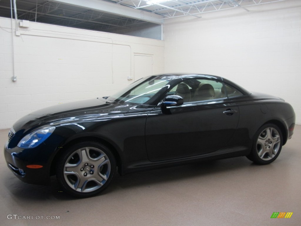 Obsidian Black 2008 Lexus SC 430 Convertible Exterior Photo #73613378