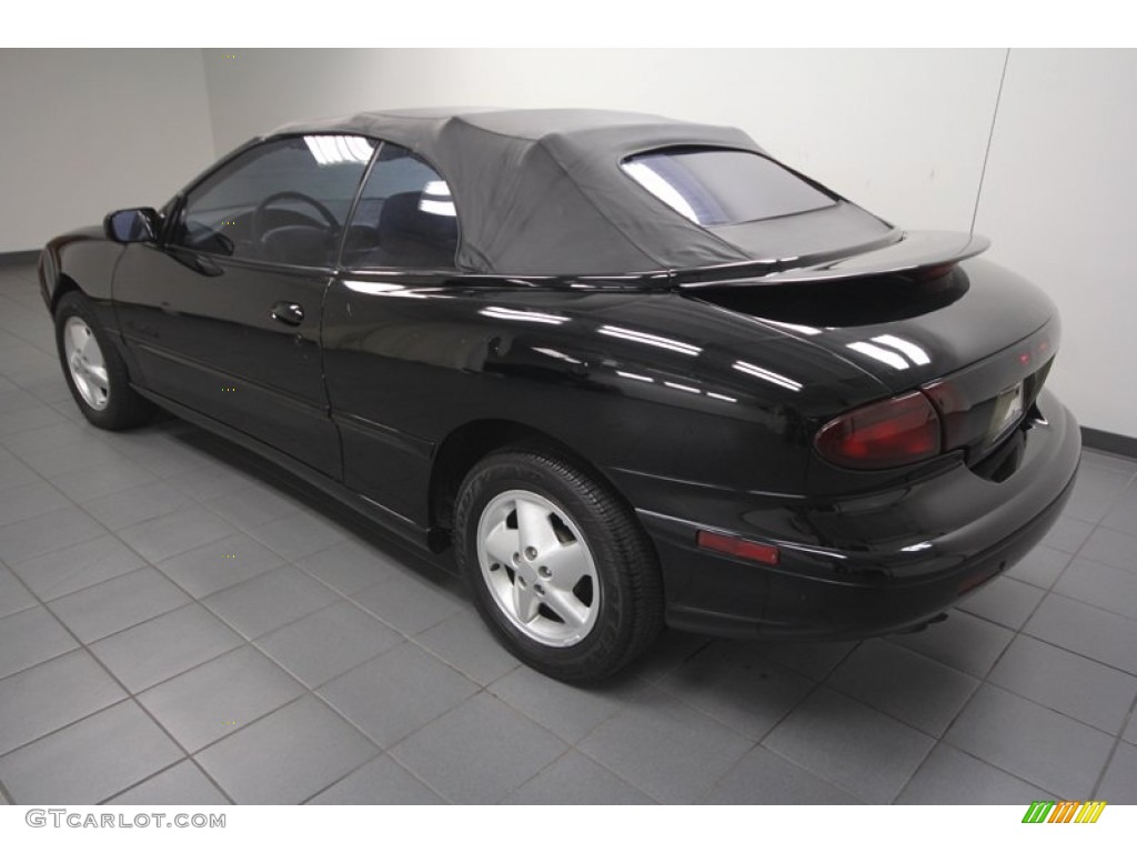 1997 Sunfire SE Convertible - Black / Graphite photo #5