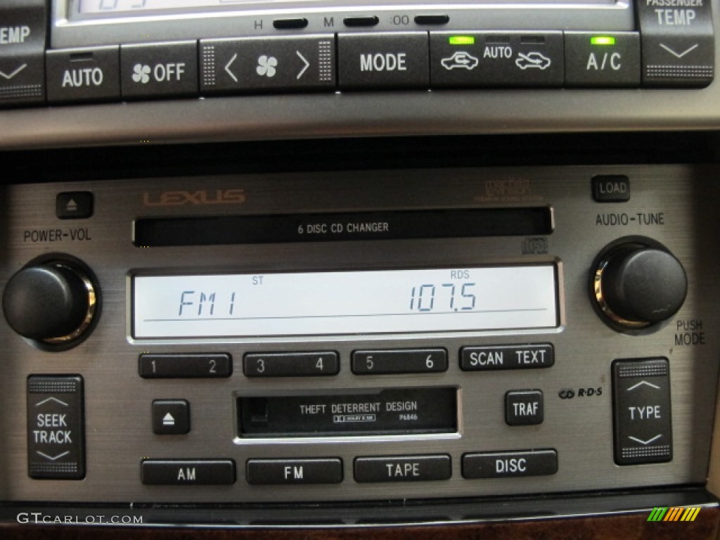 2008 Lexus SC 430 Convertible Audio System Photo #73613954
