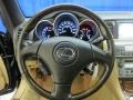 2008 Lexus SC Camel Interior Steering Wheel Photo