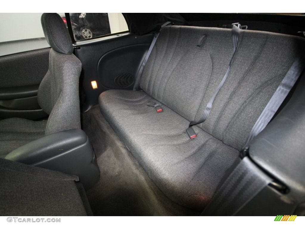 Graphite Interior 1997 Pontiac Sunfire SE Convertible Photo #73614056