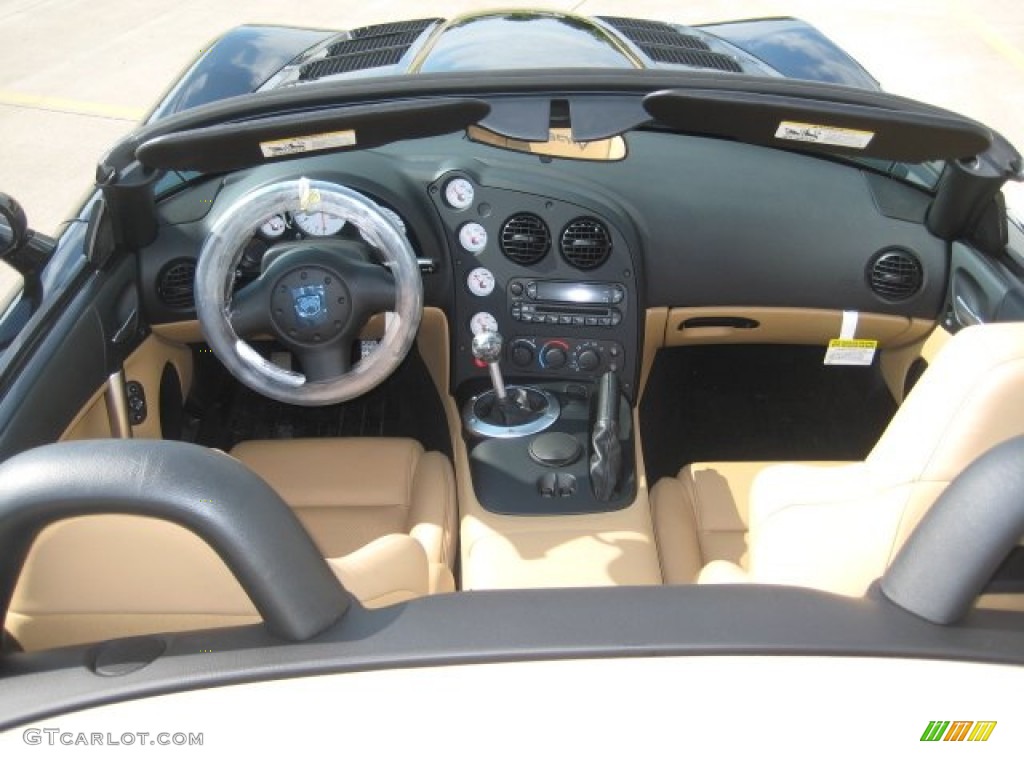 2009 Dodge Viper SRT-10 Black/Tan Dashboard Photo #73614417