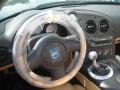 2009 Dodge Viper Black/Tan Interior Steering Wheel Photo