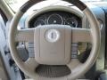 Light Parchment/Espresso 2007 Lincoln Mark LT SuperCrew Steering Wheel