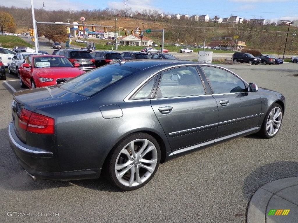 Daytona Grey Pearl Effect 2008 Audi S8 5.2 quattro Exterior Photo #73615190
