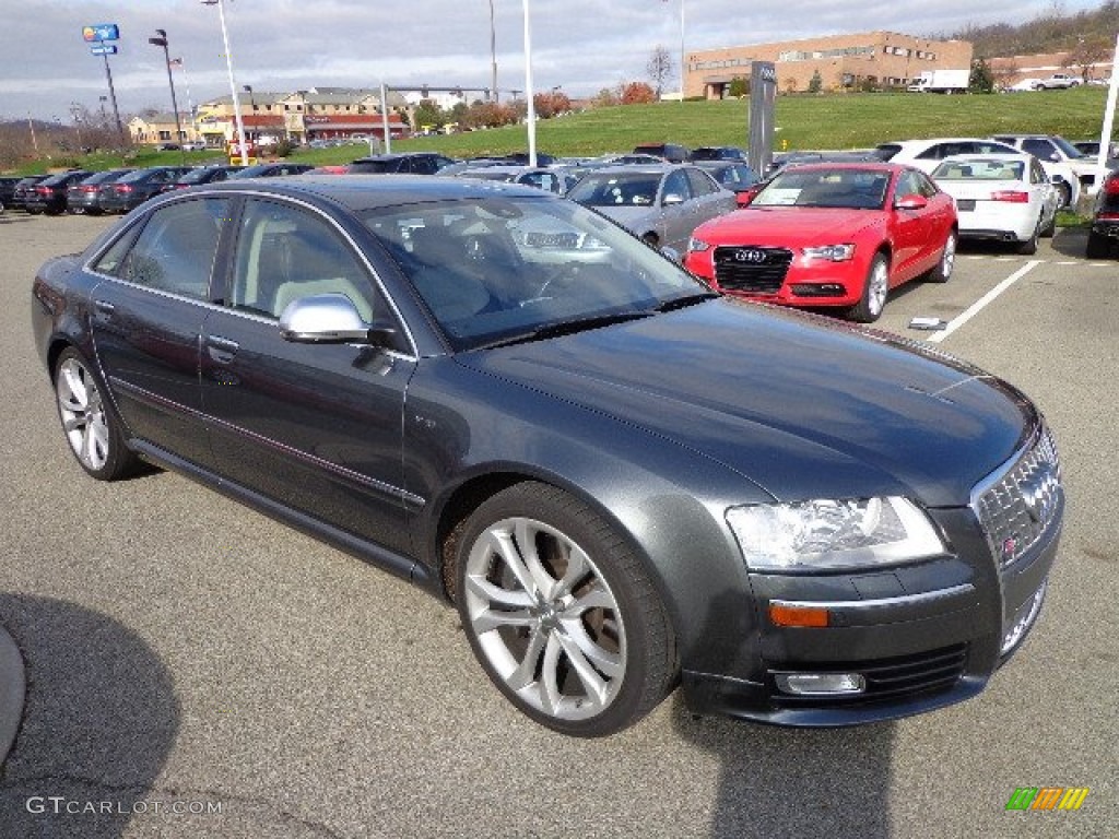 Daytona Grey Pearl Effect 2008 Audi S8 5.2 quattro Exterior Photo #73615223