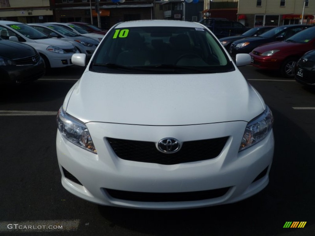 Super White Toyota Corolla