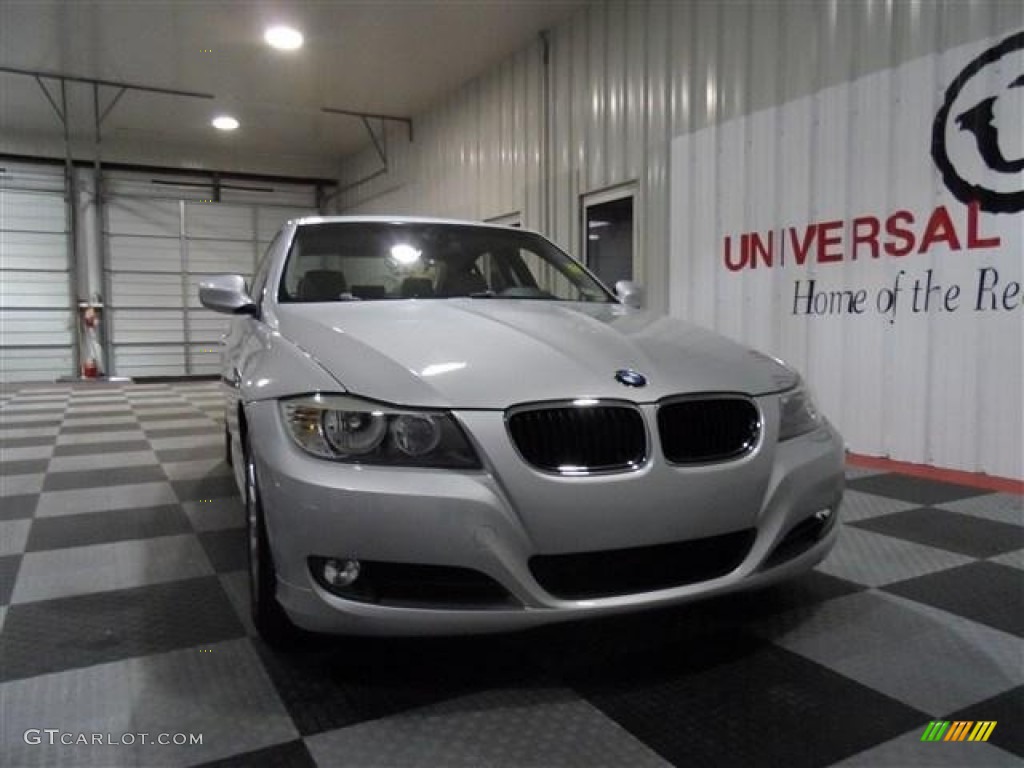 2009 3 Series 328i Sedan - Titanium Silver Metallic / Oyster Dakota Leather photo #2