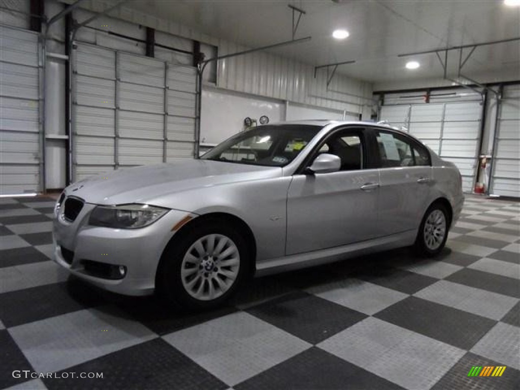 2009 3 Series 328i Sedan - Titanium Silver Metallic / Oyster Dakota Leather photo #4